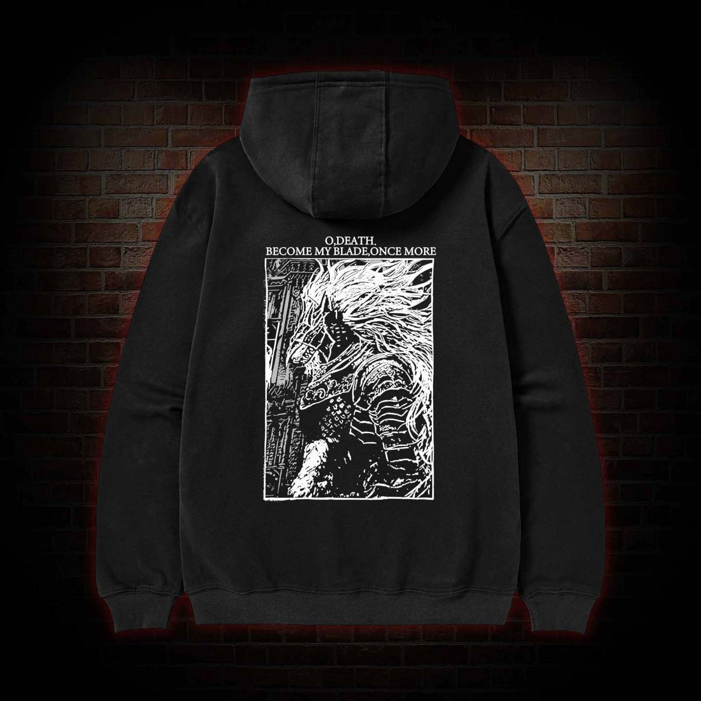The Black Blade Zipper Hoodie