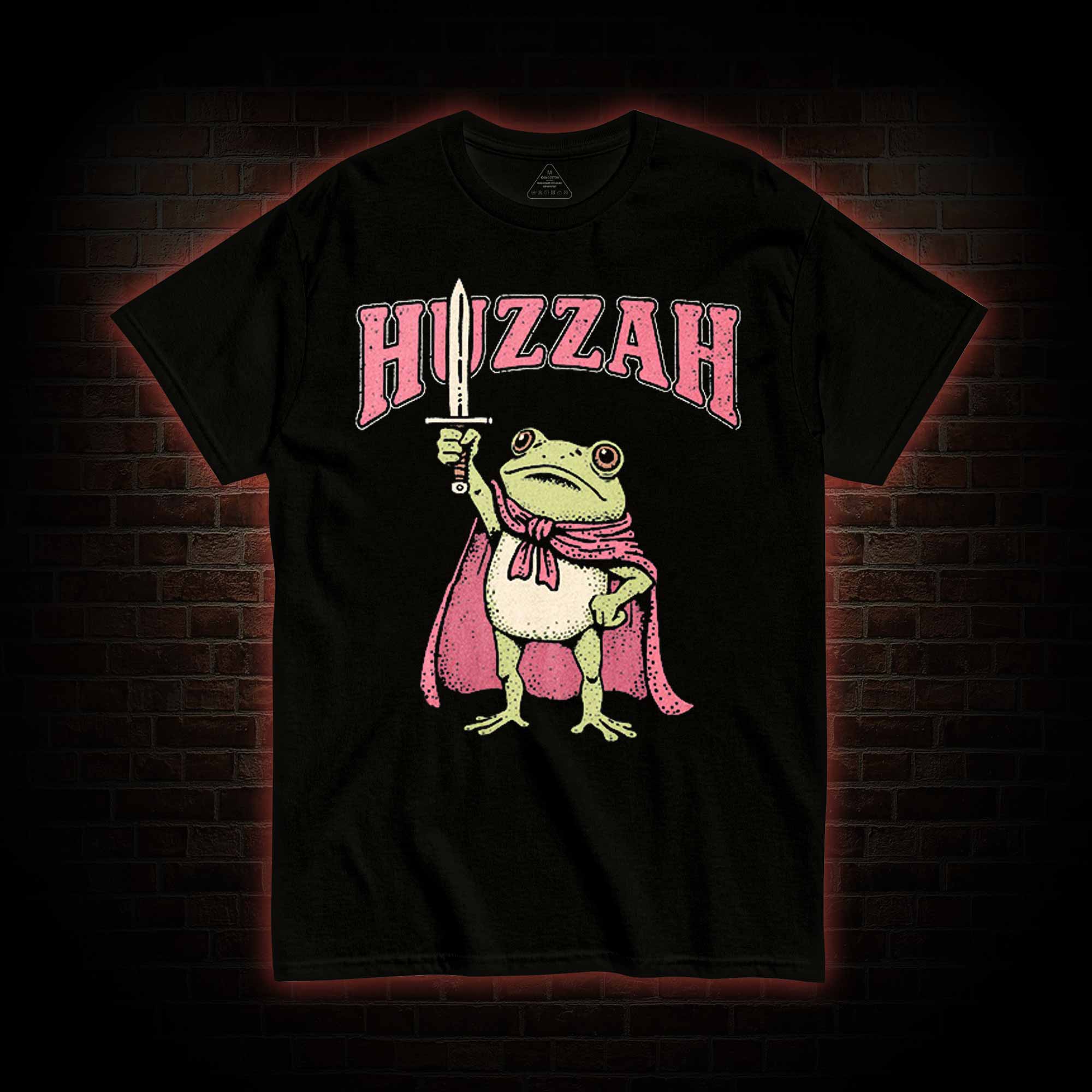 Huzzah Frog with Sword T-shirt