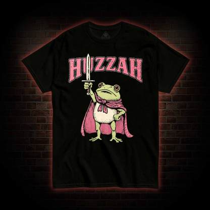 Huzzah Frog with Sword T-shirt