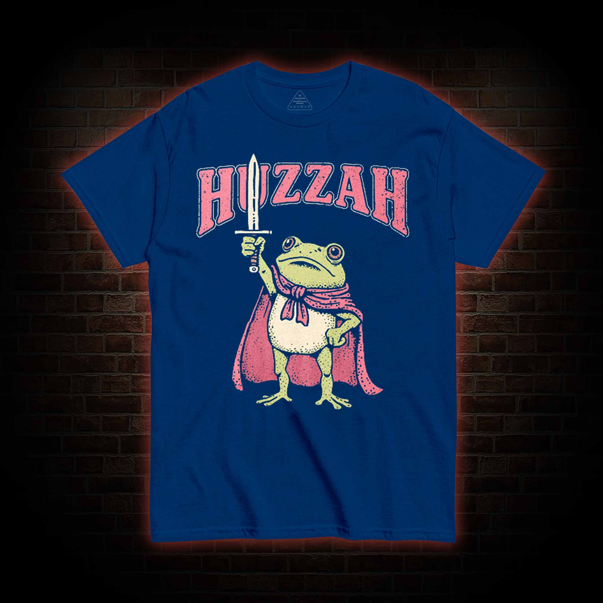 Huzzah Frog with Sword T-shirt