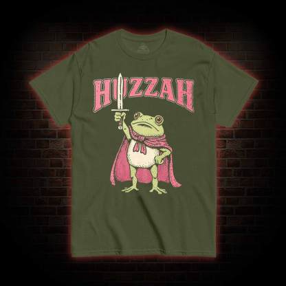 Huzzah Frog with Sword T-shirt