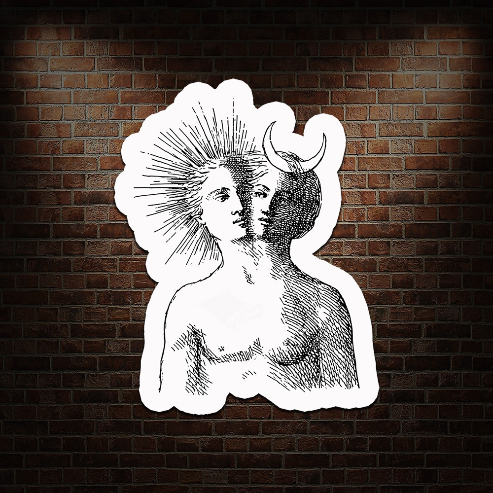 Duality Refrigerator Magnet