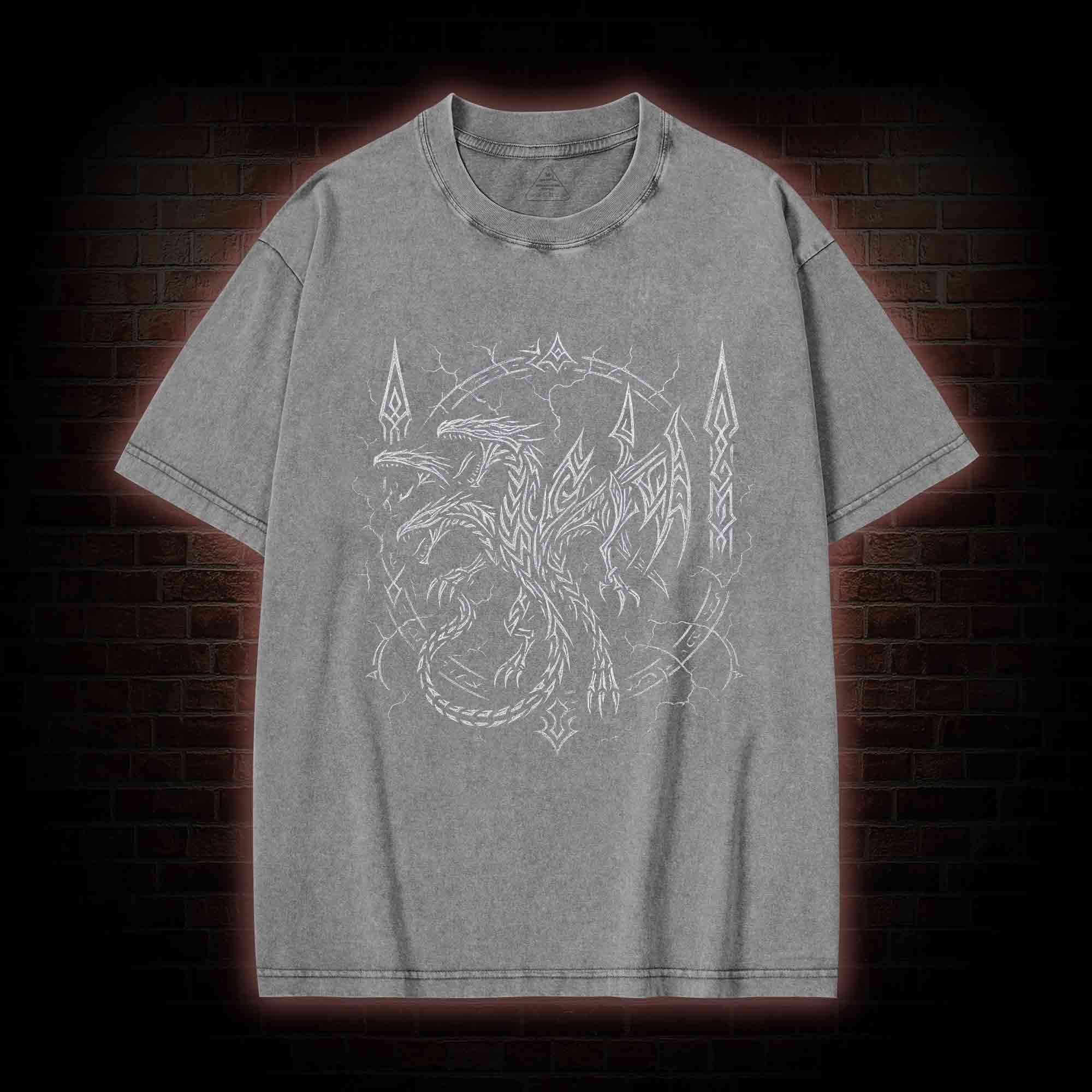 Evil Dragon Washed T-shirt
