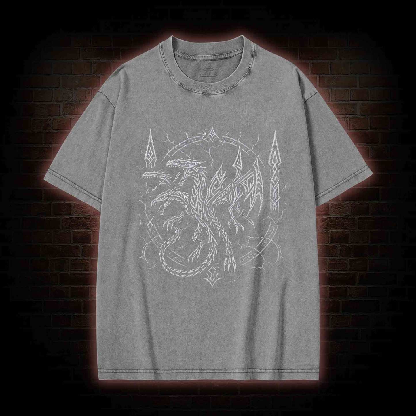Evil Dragon Washed T-shirt