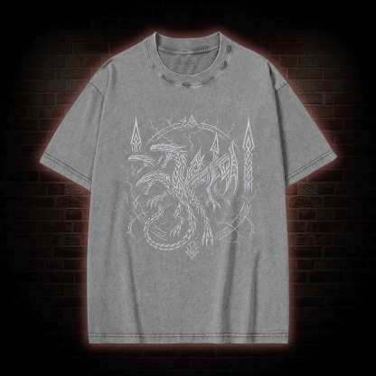 Evil Dragon Washed T-shirt