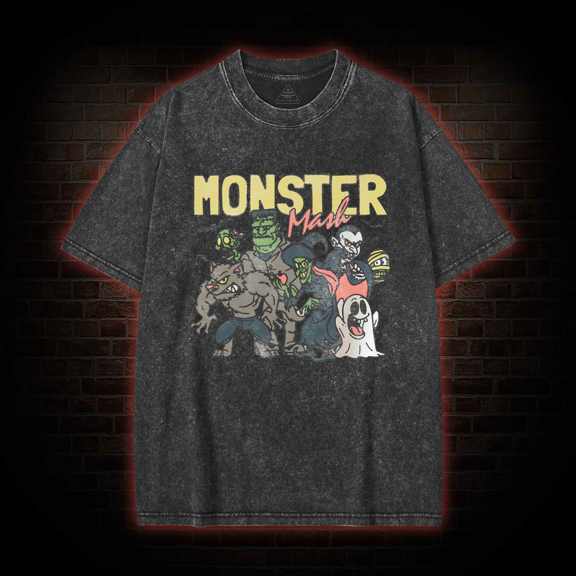 Ghost Halloween Washed T-shirt