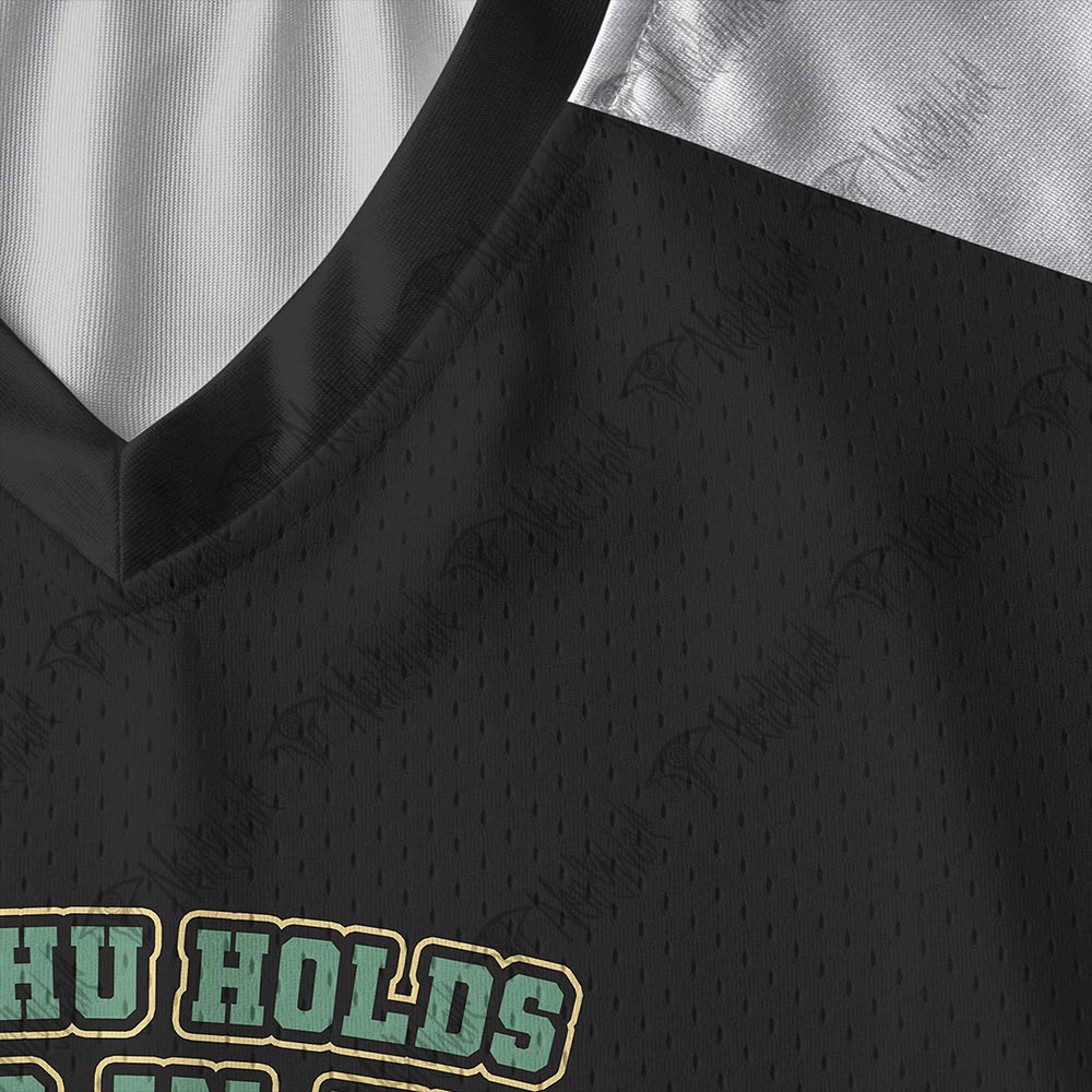 Cthulhu Gaze V-Neck Long Sleeve Jersey