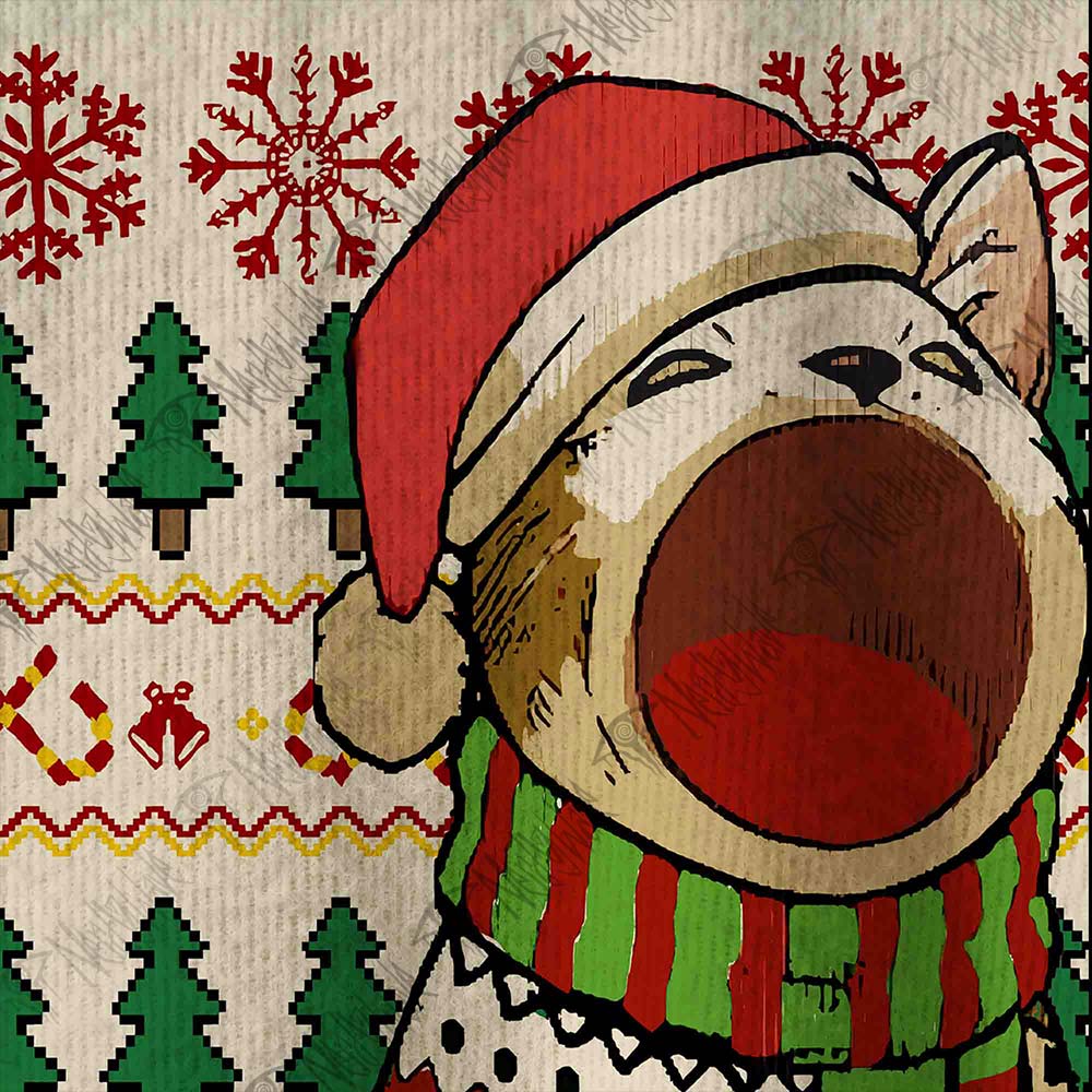 Yawning Cat Ugly Sweatshirts