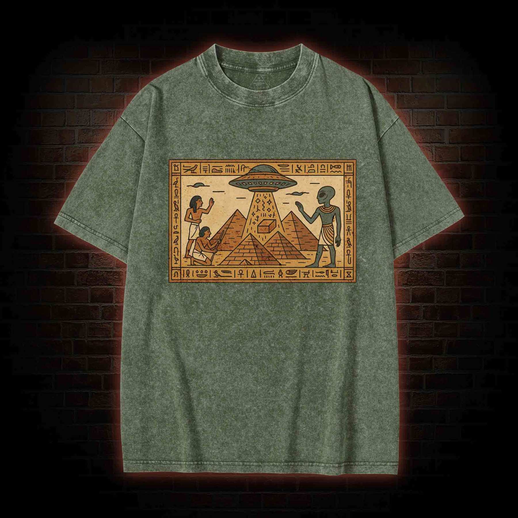 Ancient Aliens Washed T-shirt