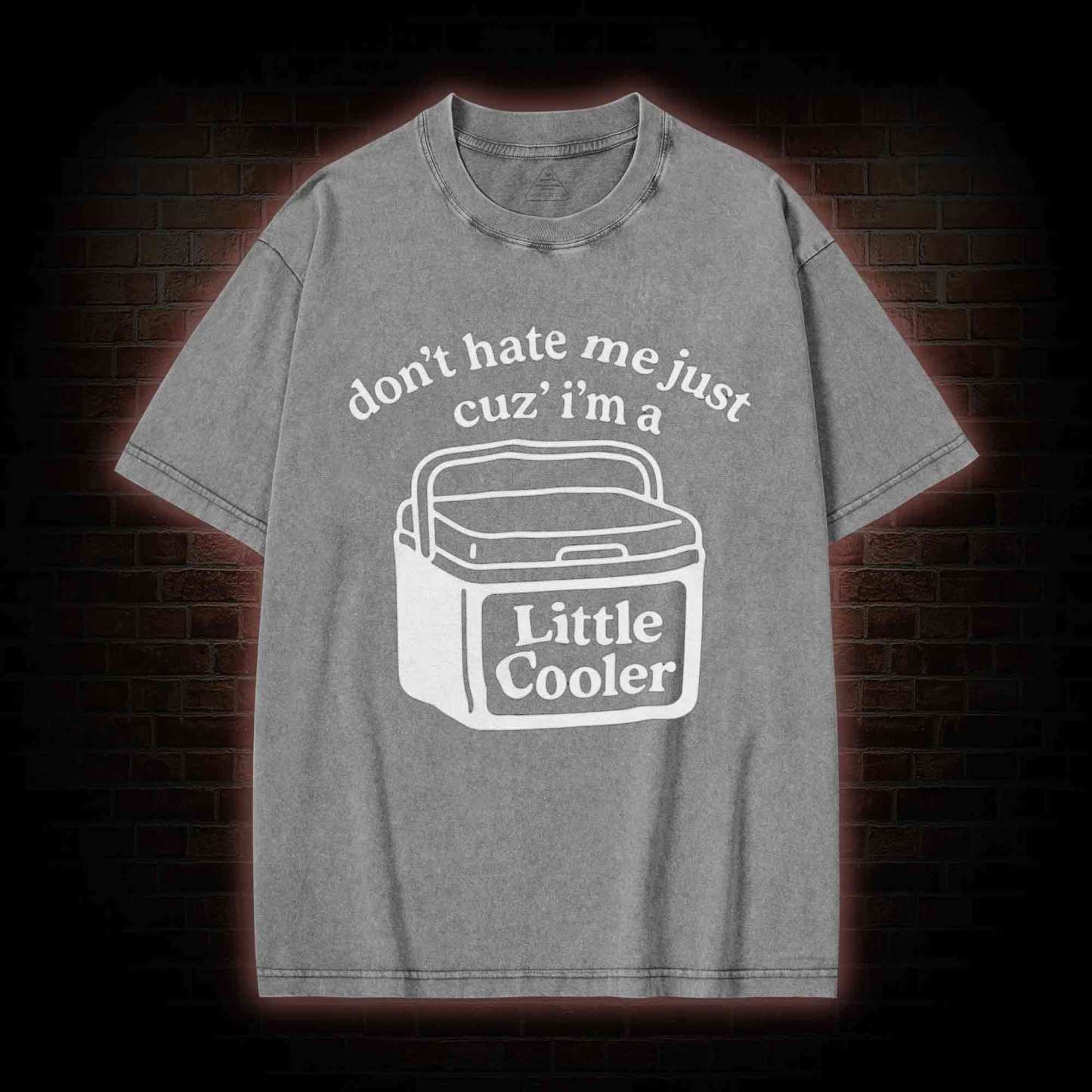 Don't Hate Me Cuz I'm a Little Cooler Washed T-shirt