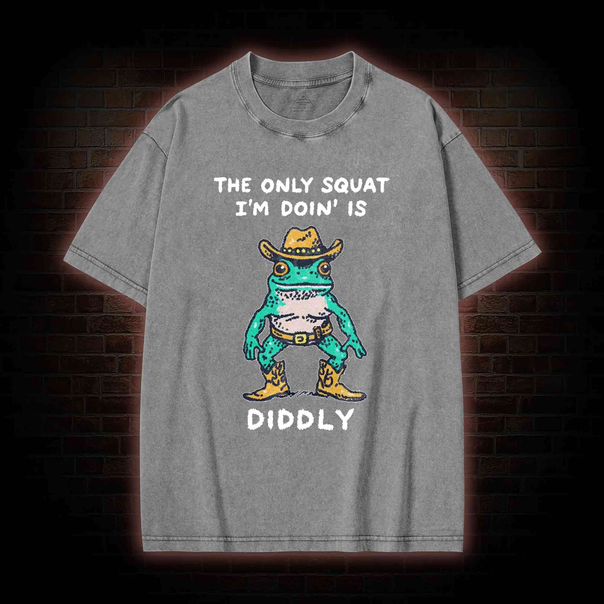 Cowboy Frog Washed T-shirt