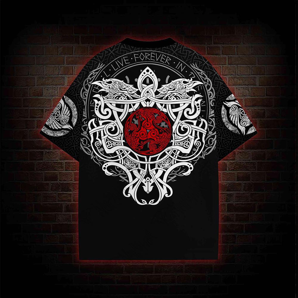 Odin Raven All Over Print T-shirt