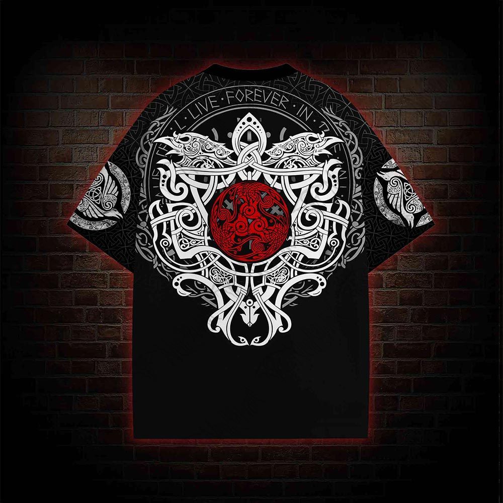 Odin Raven All Over Print T-shirt