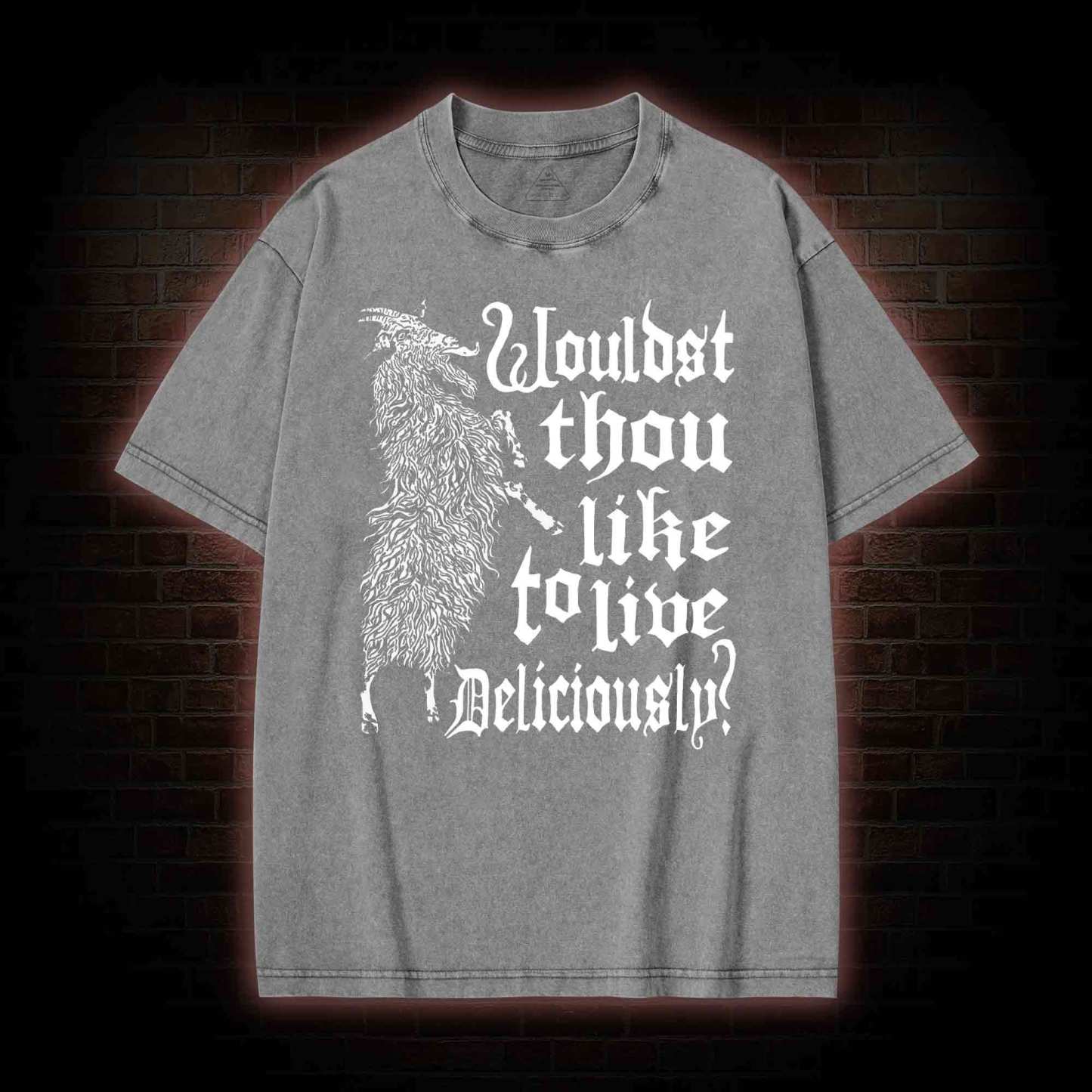 Live Deliciously Black Phillip T-shirt