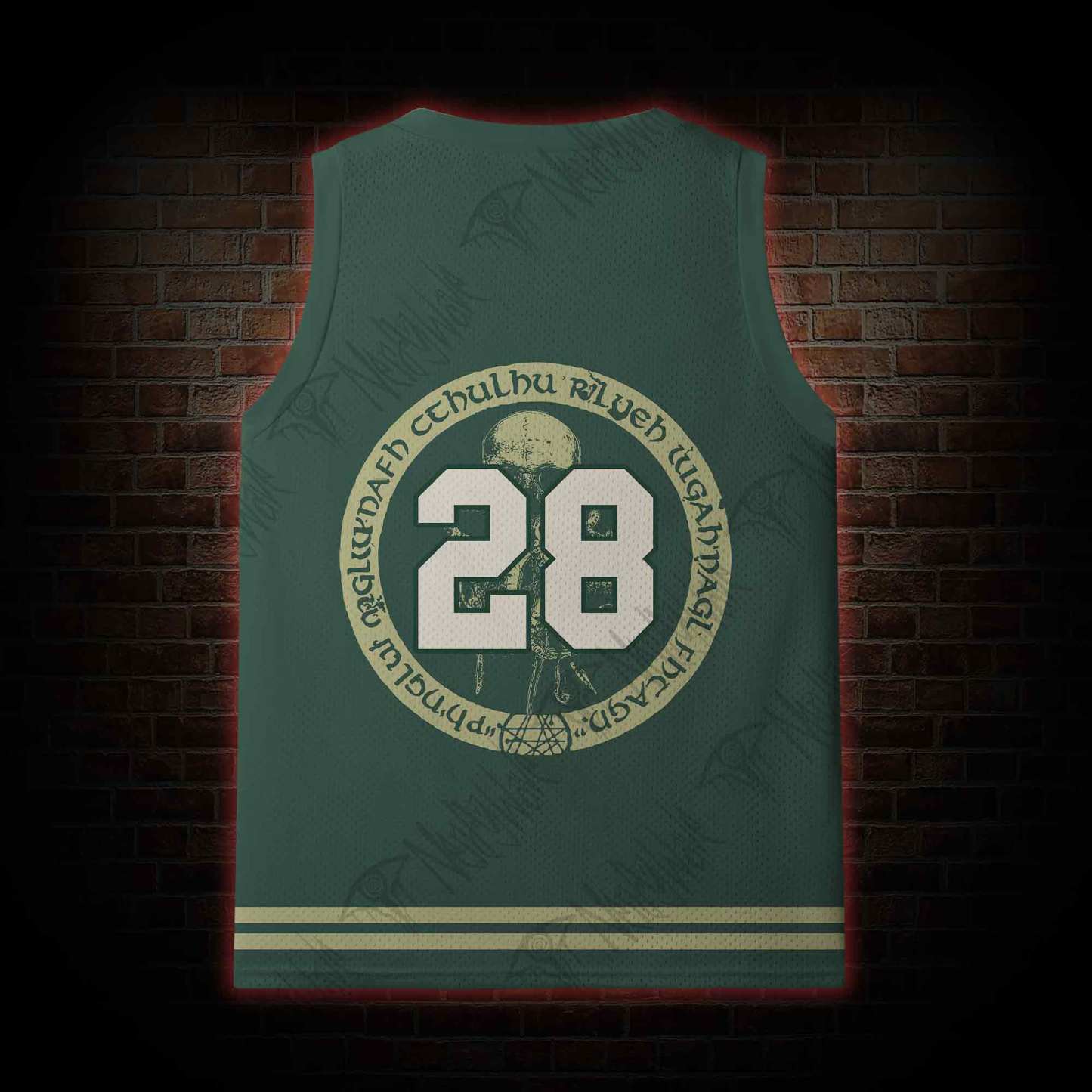 Cthulhu Vintage Mesh Jersey Tank Top