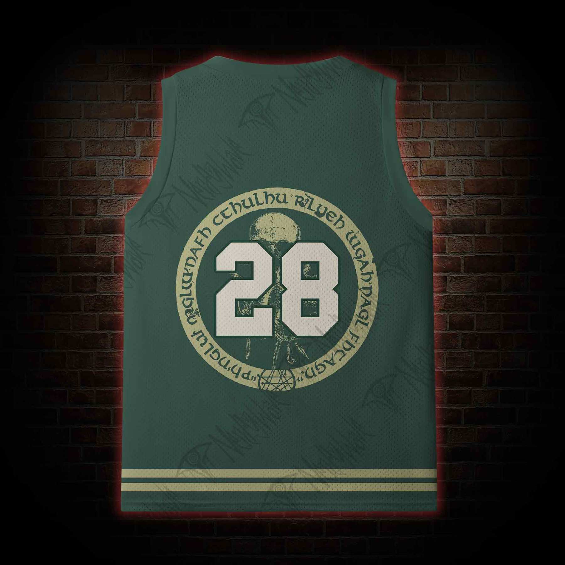 Cthulhu Vintage Mesh Jersey Tank Top