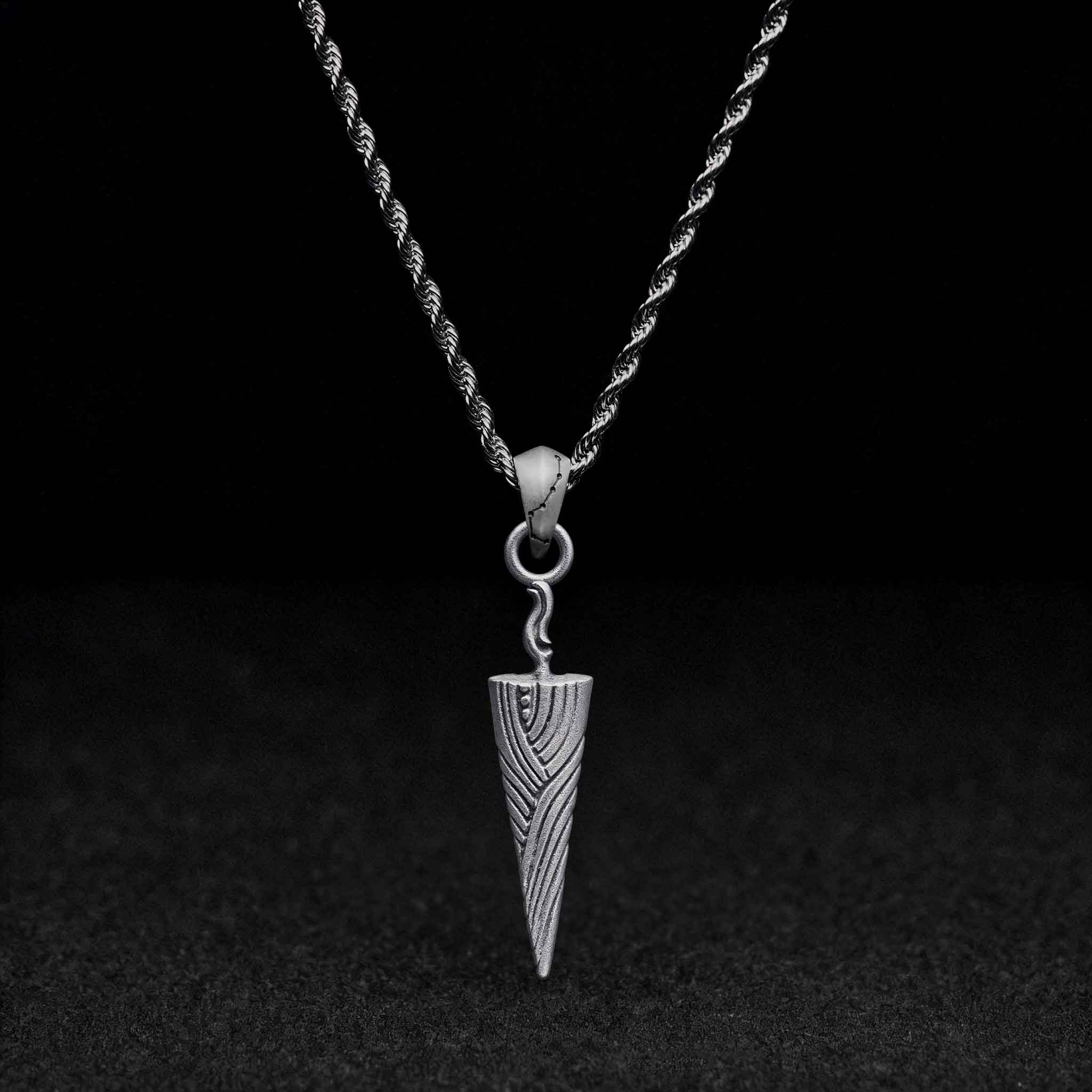 Bone Nail Sculptural Necklace