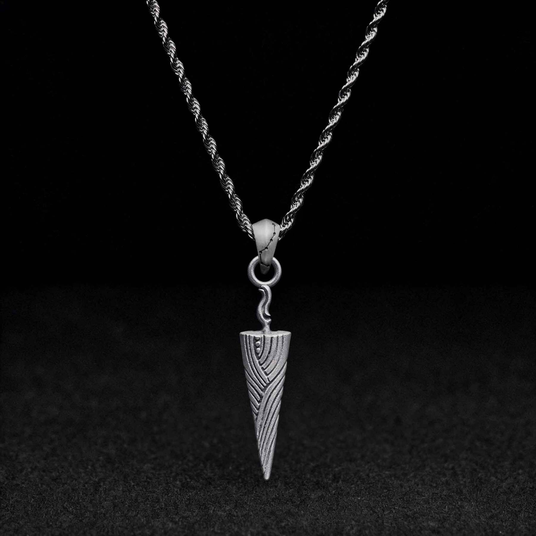 Bone Nail Sculptural Necklace