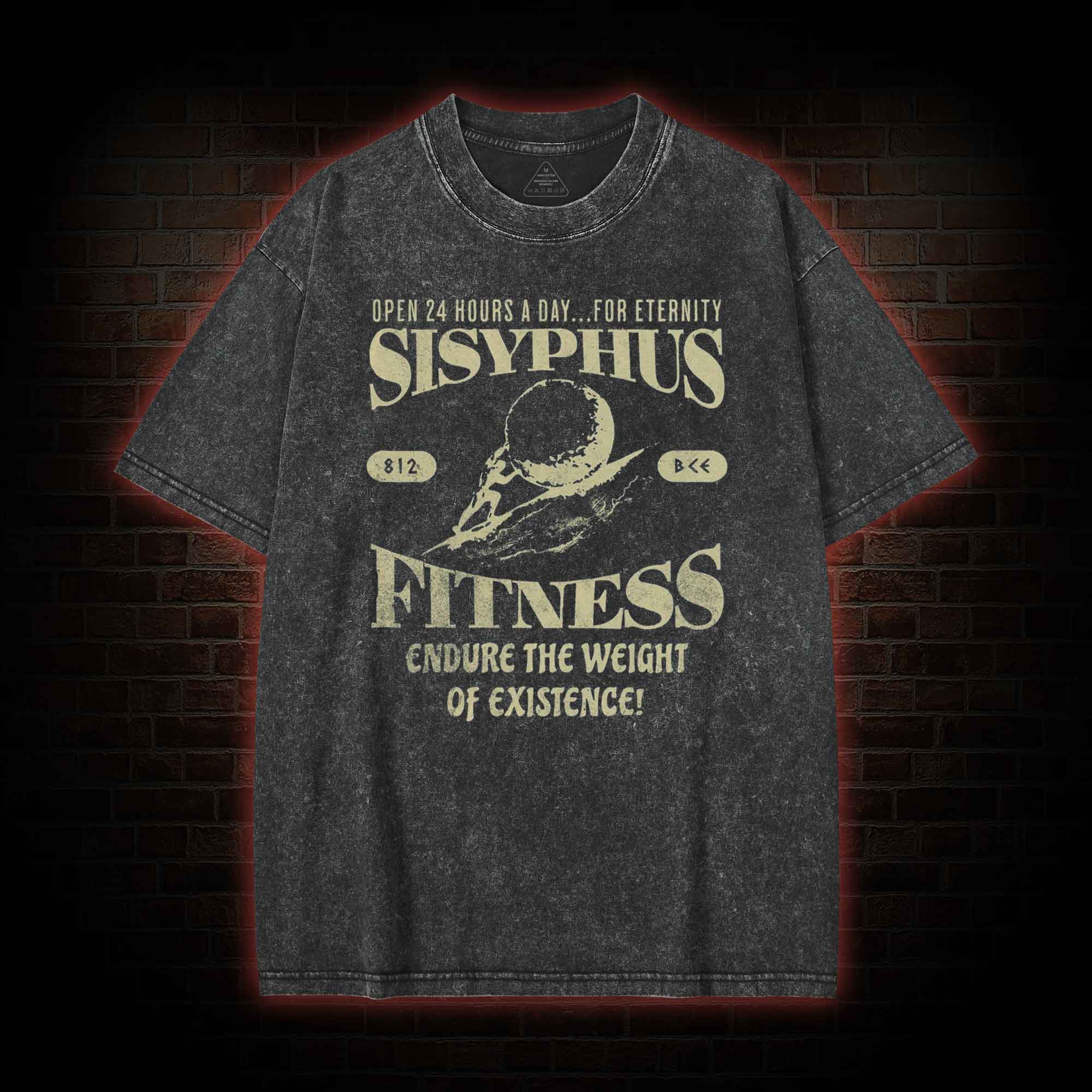 Sisyphus Fitness Washed T-shirt