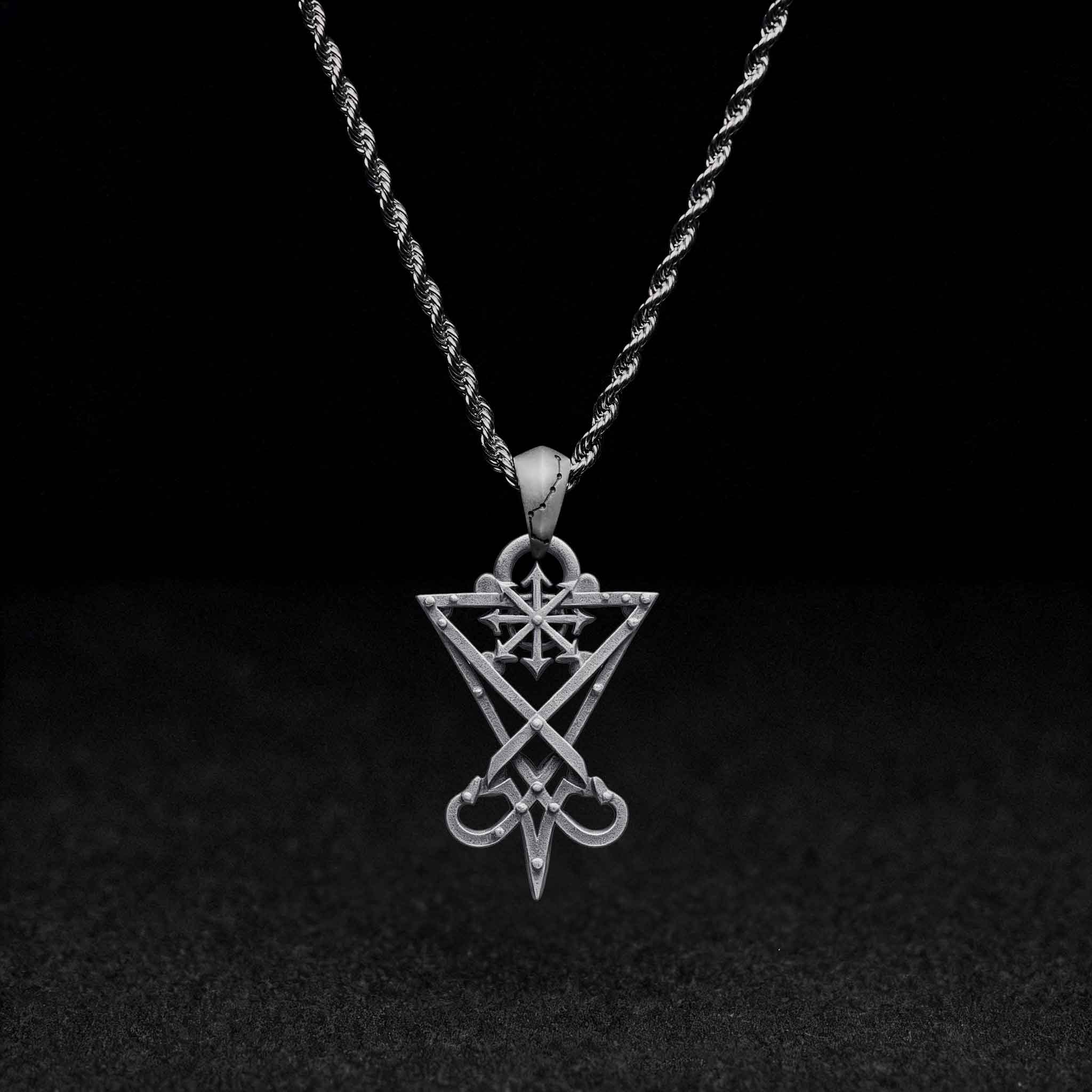 Lucifer Seal Sculptural Necklace