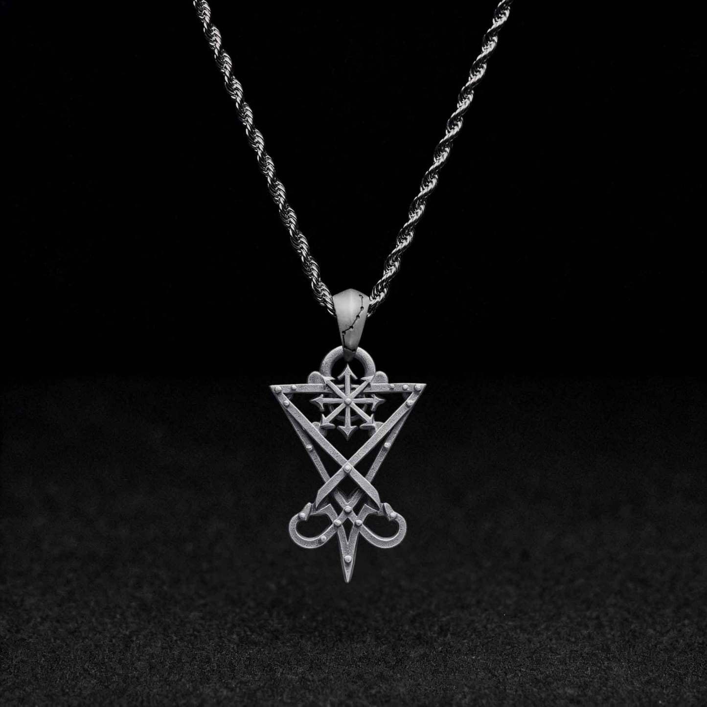 Lucifer Seal Sculptural Necklace
