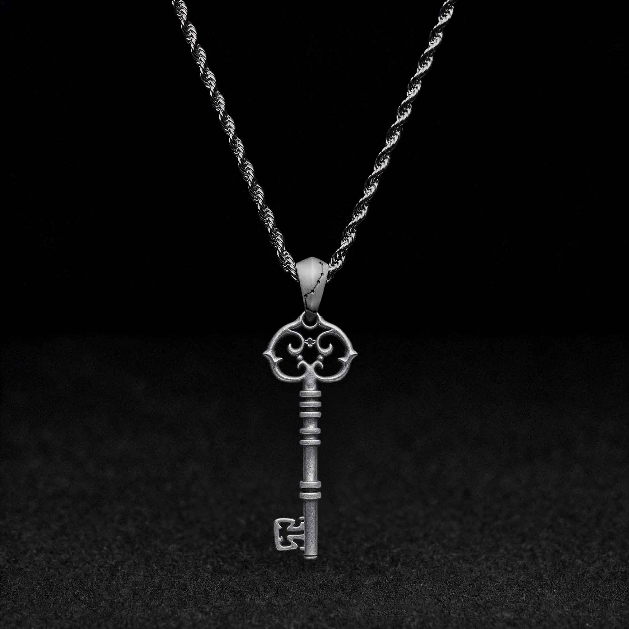 Key Sculptural Necklace