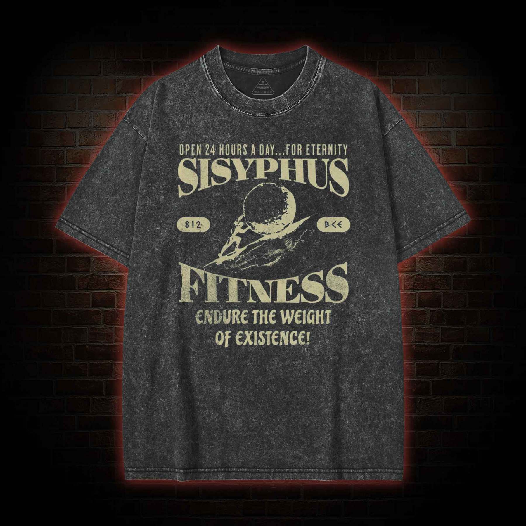Sisyphus Fitness Washed T-shirt