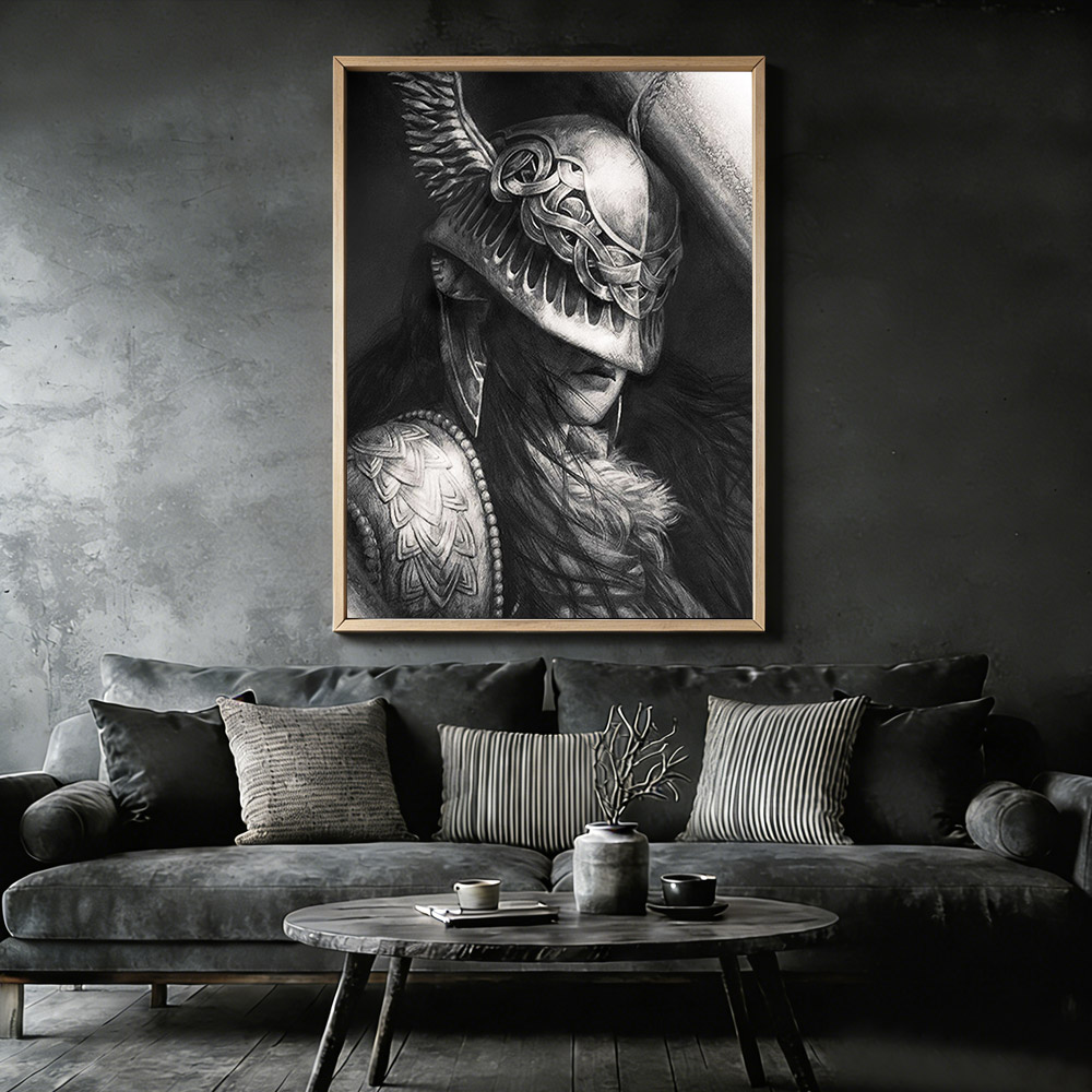 Goddess of Rot Framed Canvas Print