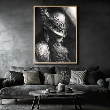 Goddess of Rot Framed Canvas Print