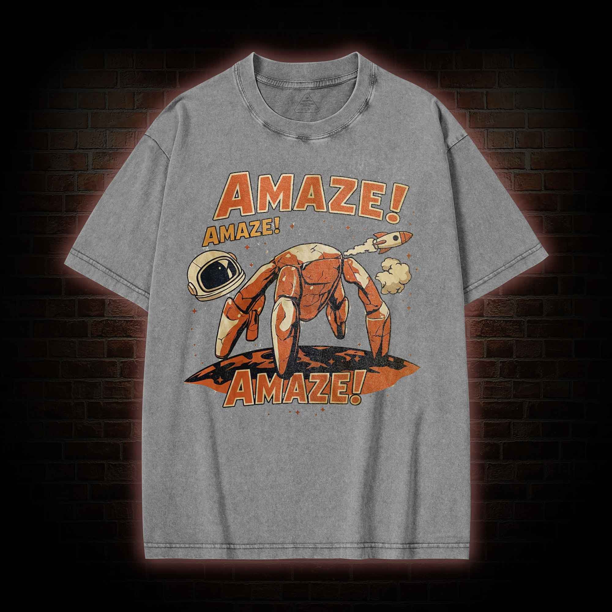 Amaze! Amaze! Amaze! Washed T-shirt