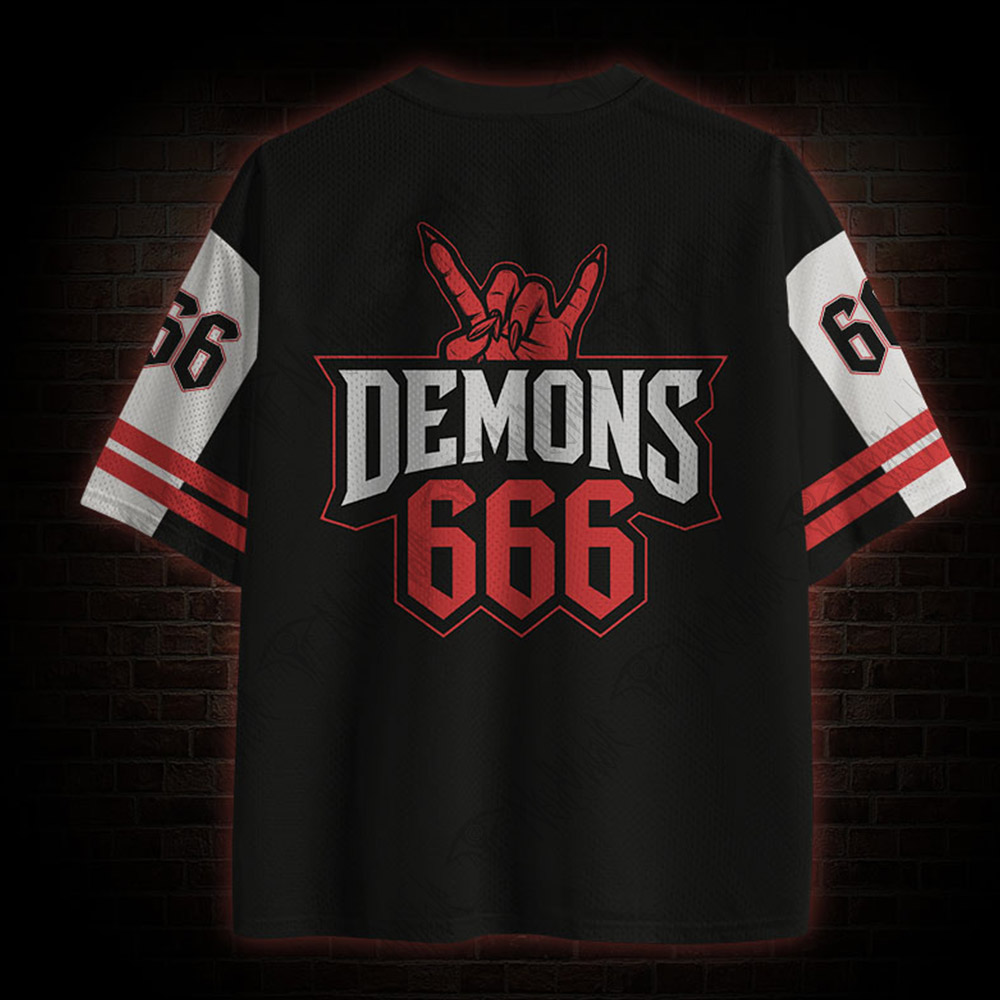 Down with My Demons Mesh Jersey