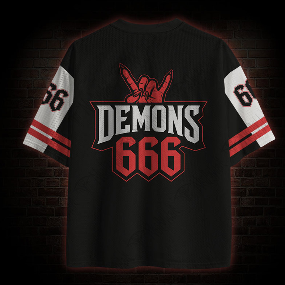 Down with My Demons Mesh Jersey