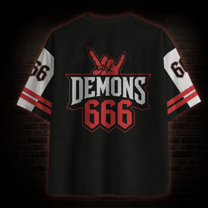 Down with My Demons Mesh Jersey