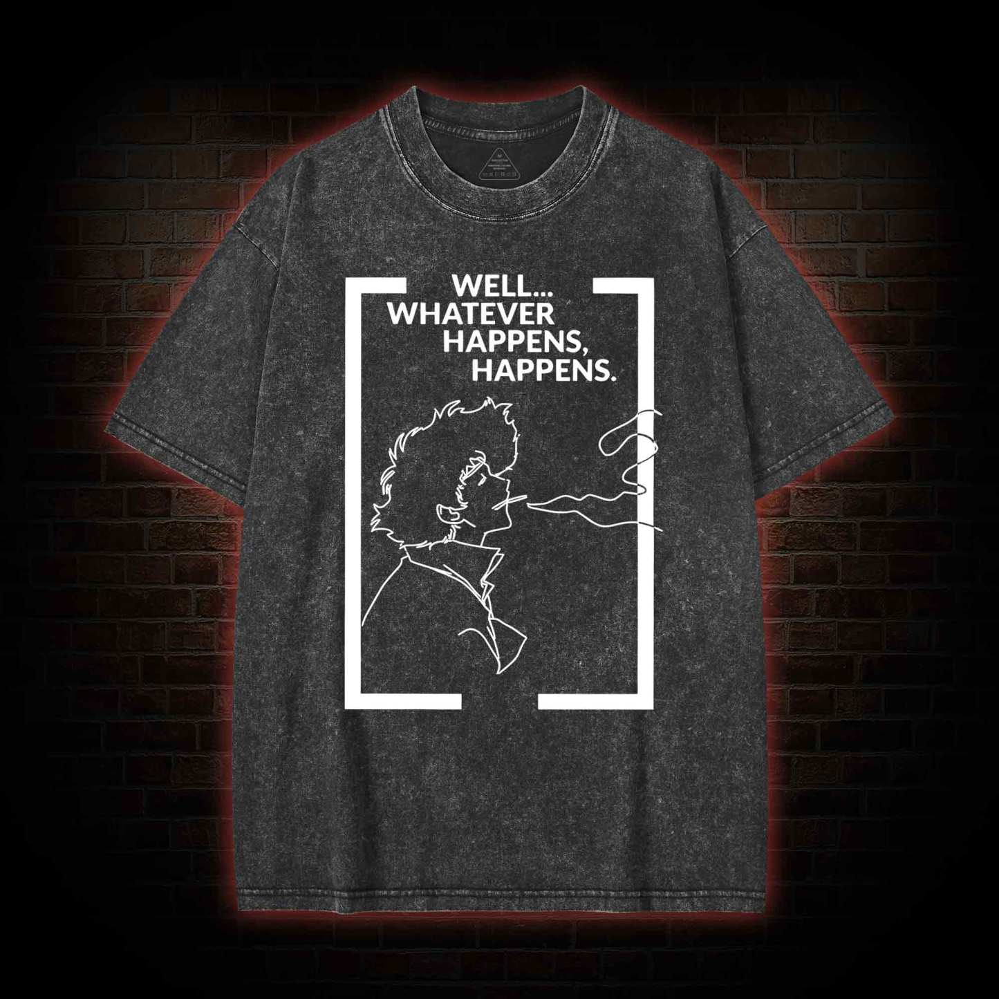 Whatever Happens Happens Washed T-shirt