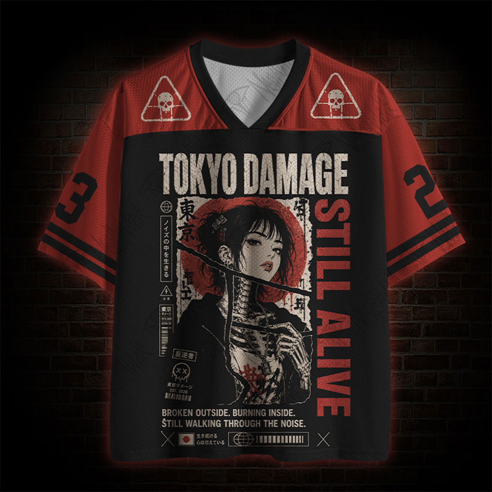 Broken Outside Mesh Jersey