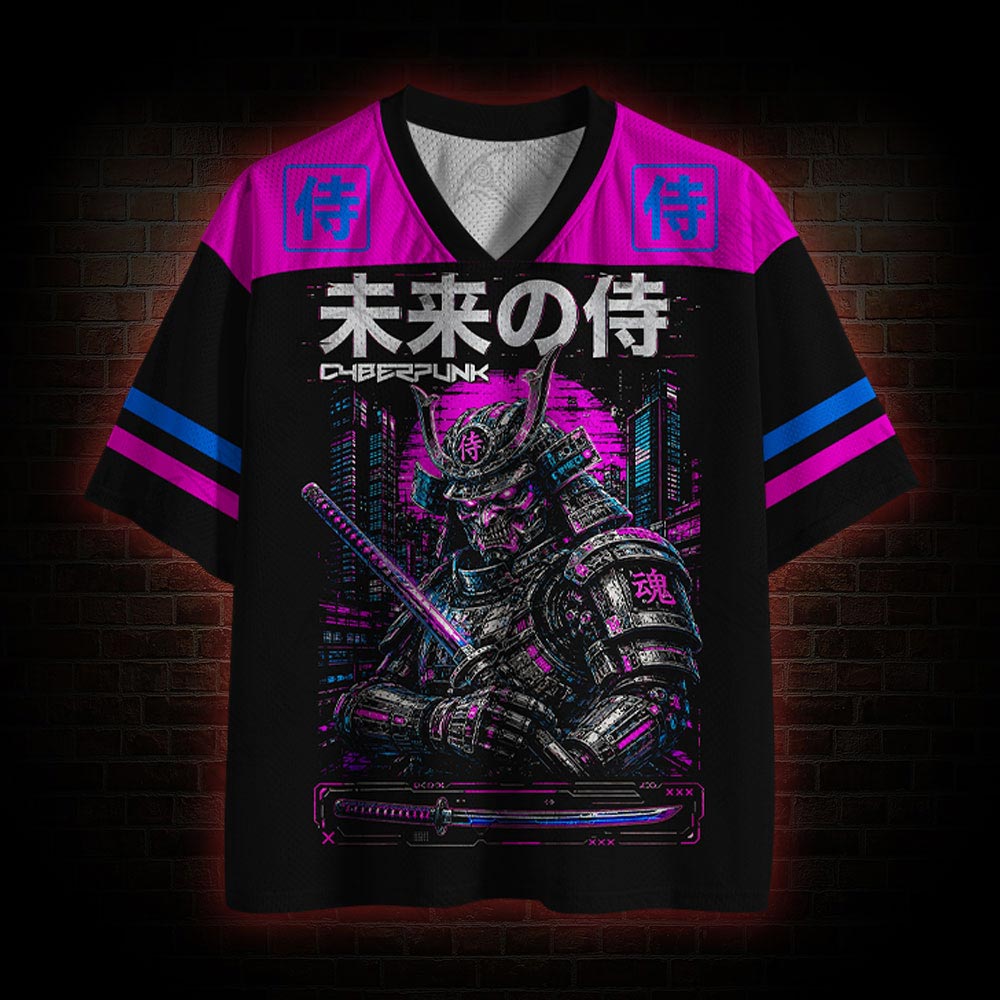 Cyberpunk Warrior Mesh Jersey