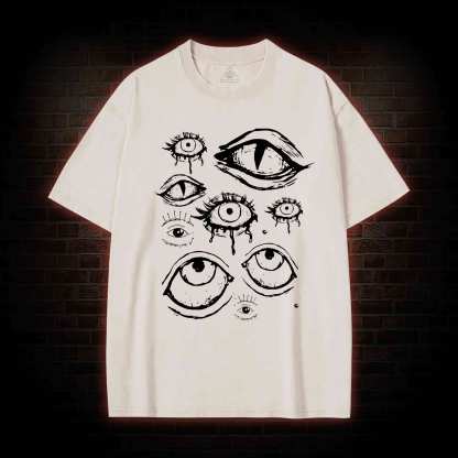 Grunge Eye Washed T-shirt