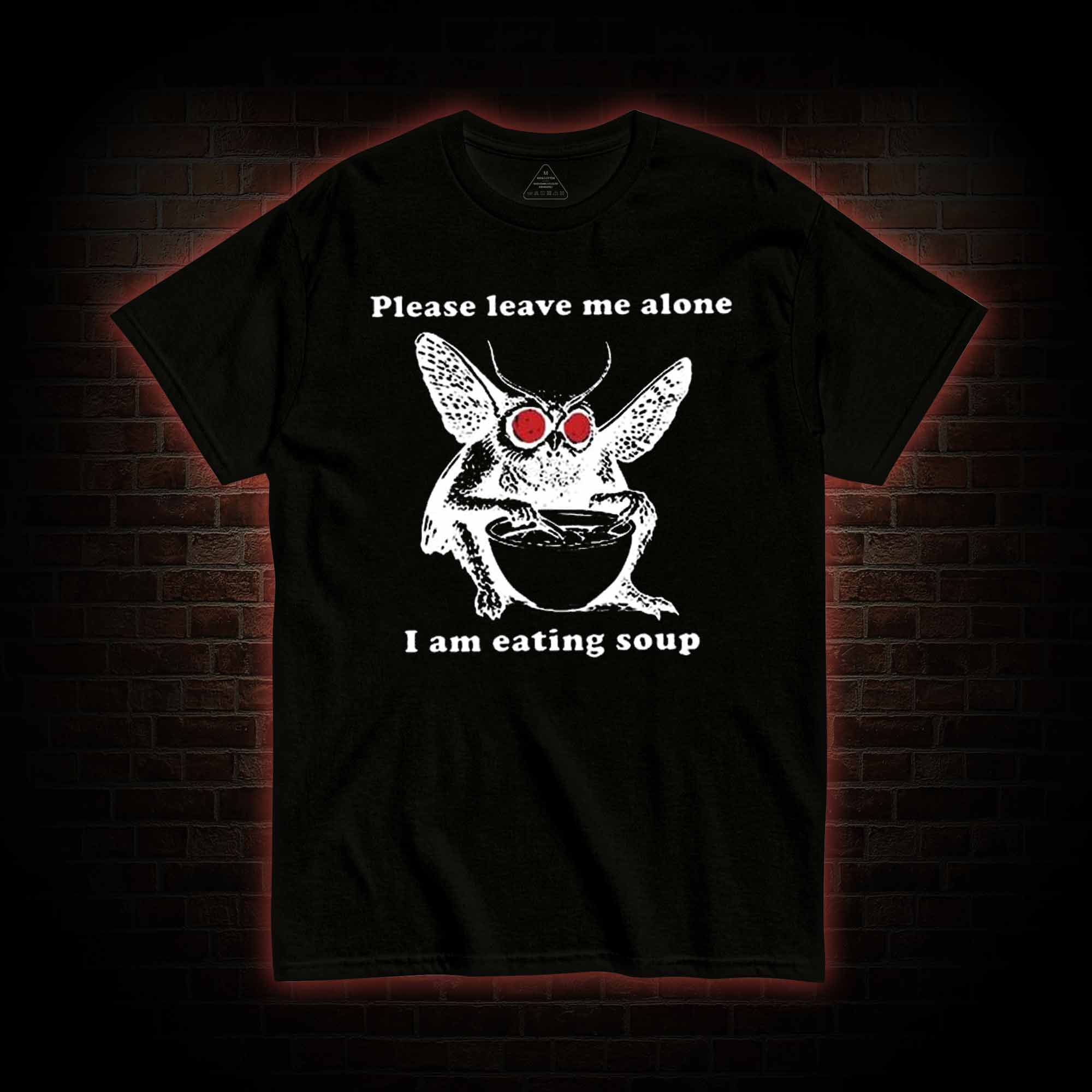 Mothman Eating Soup T-shirt 