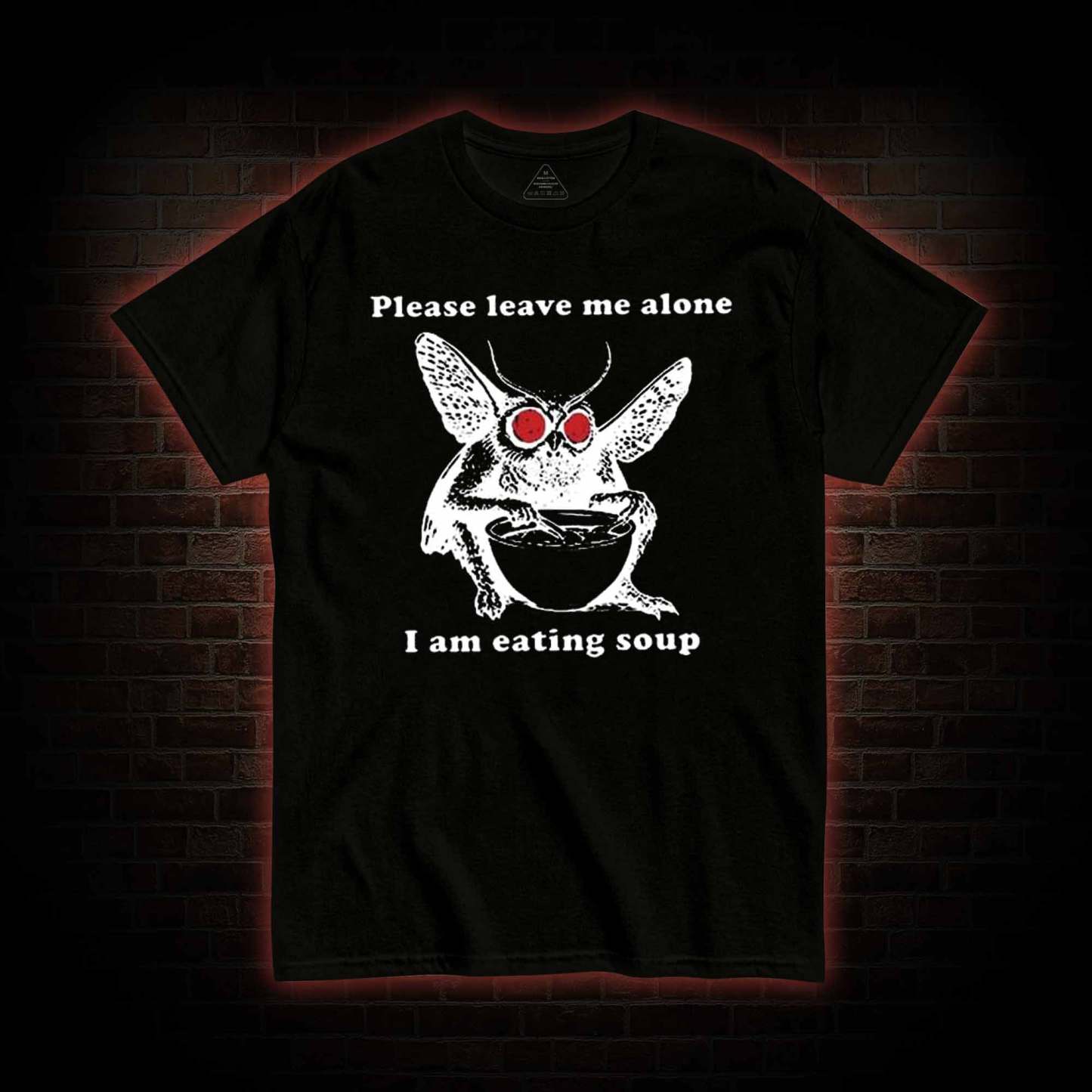 Mothman Eating Soup T-shirt