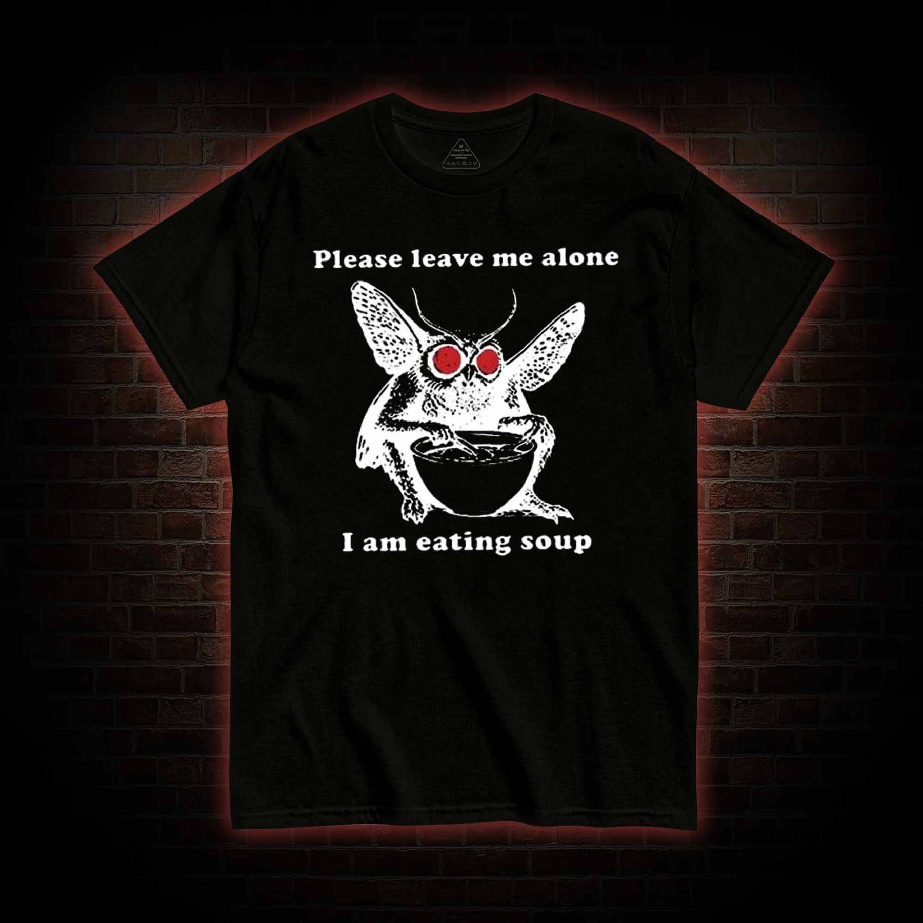 Mothman Eating Soup T-shirt