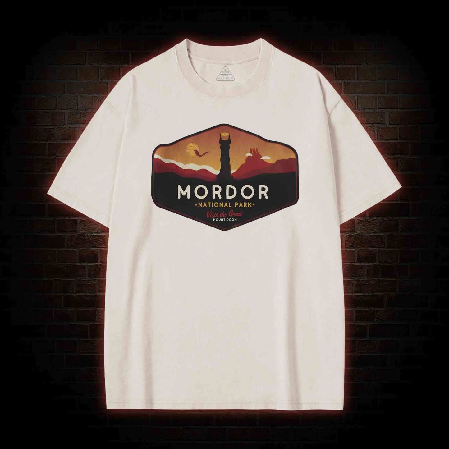 Mordor National Park Washed T-shirt
