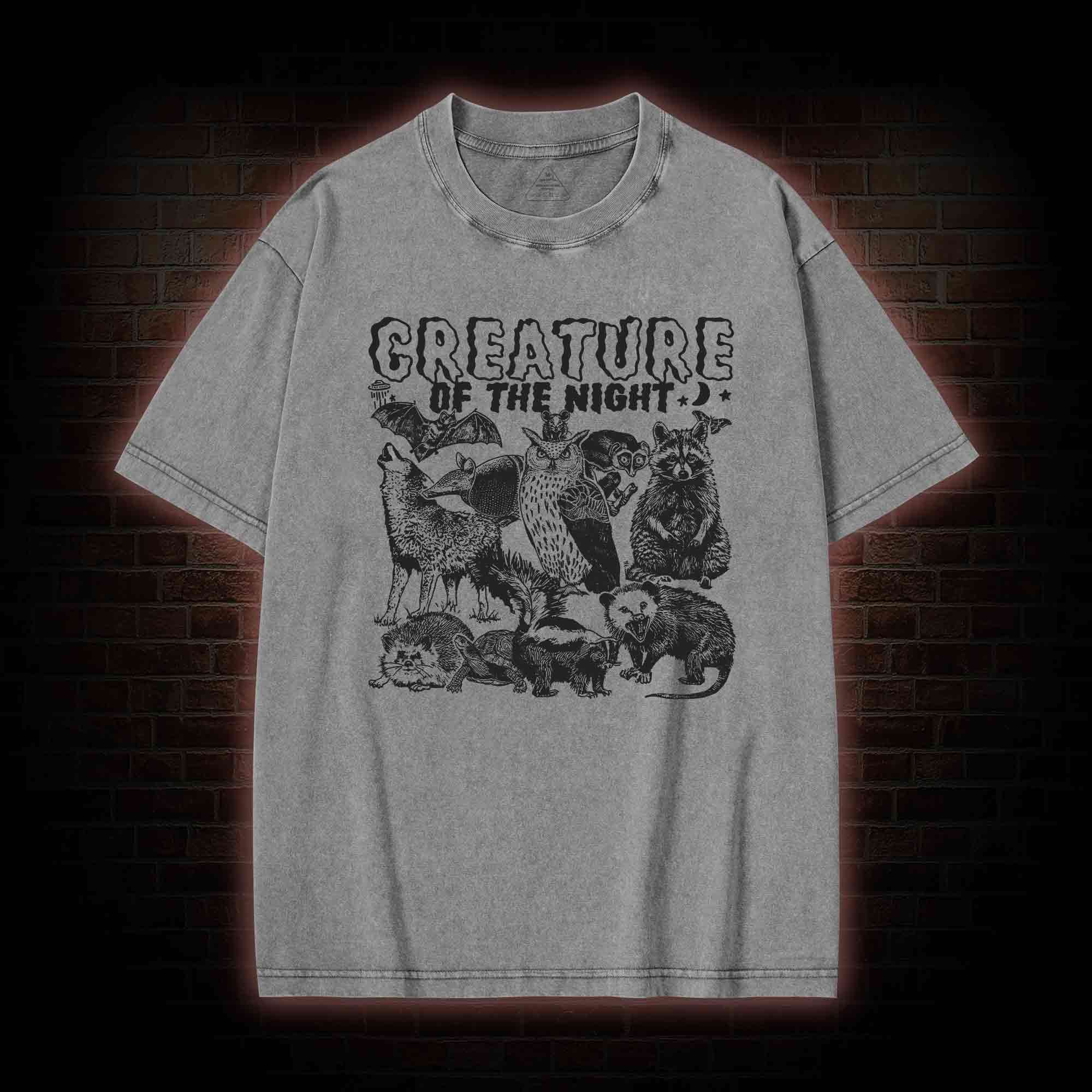 Creature of the Night Washed T-shirt