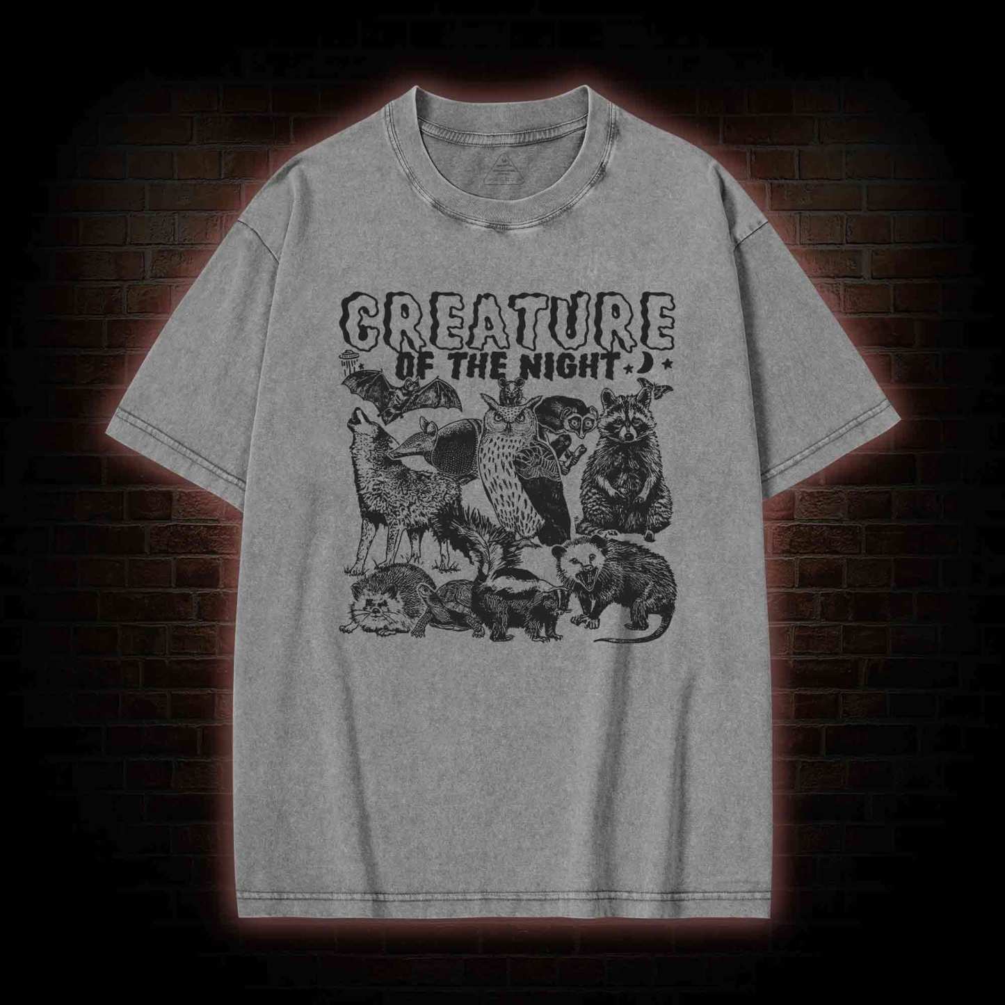 Creature of the Night Washed T-shirt