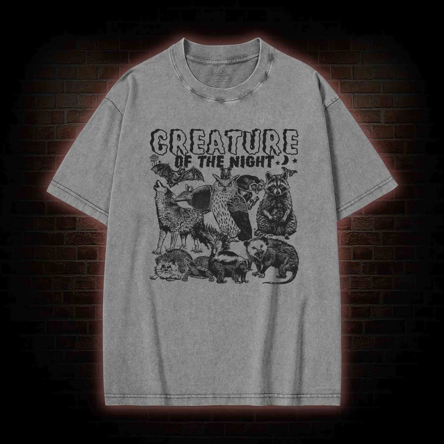 Creature of the Night Washed T-shirt