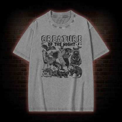 Creature of the Night Washed T-shirt