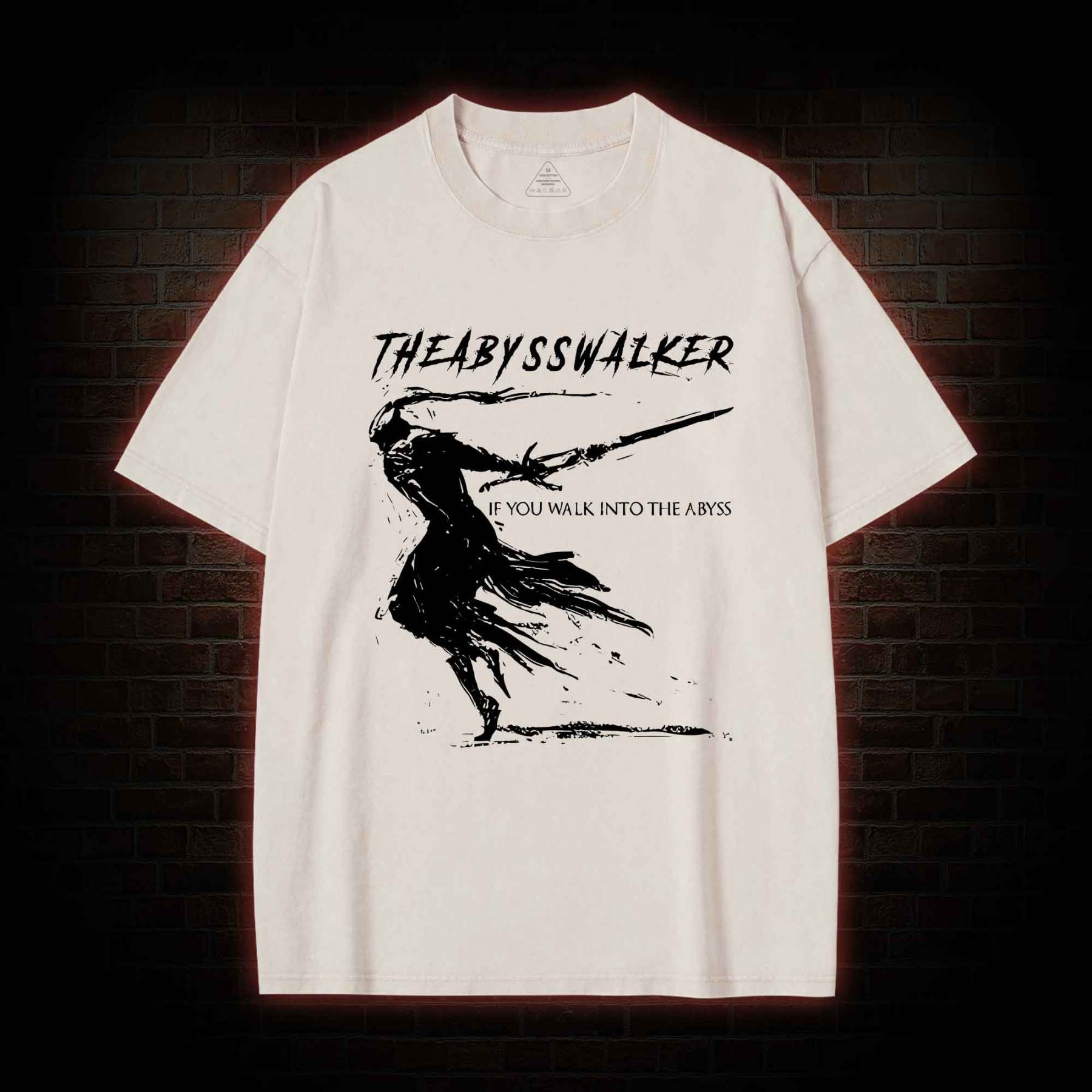 Walk into The Abyss Washed T-shirt