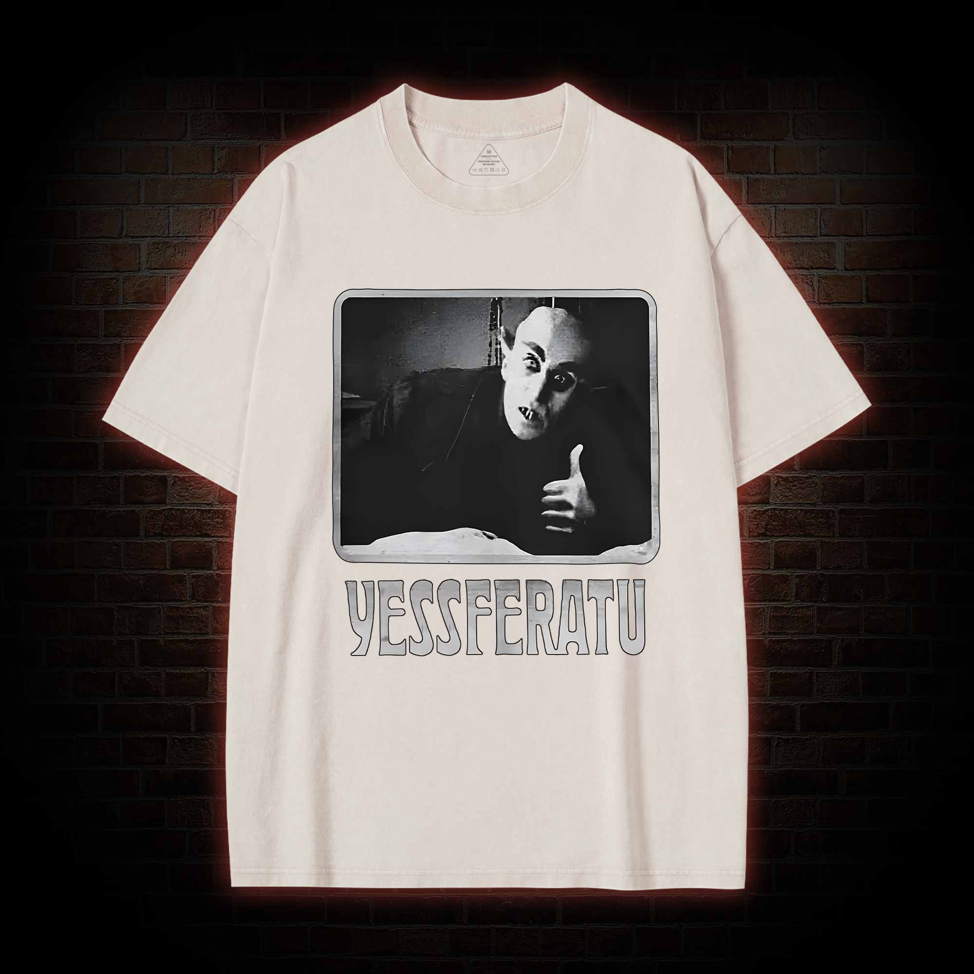 Funny Yessferatu Washed T-shirt