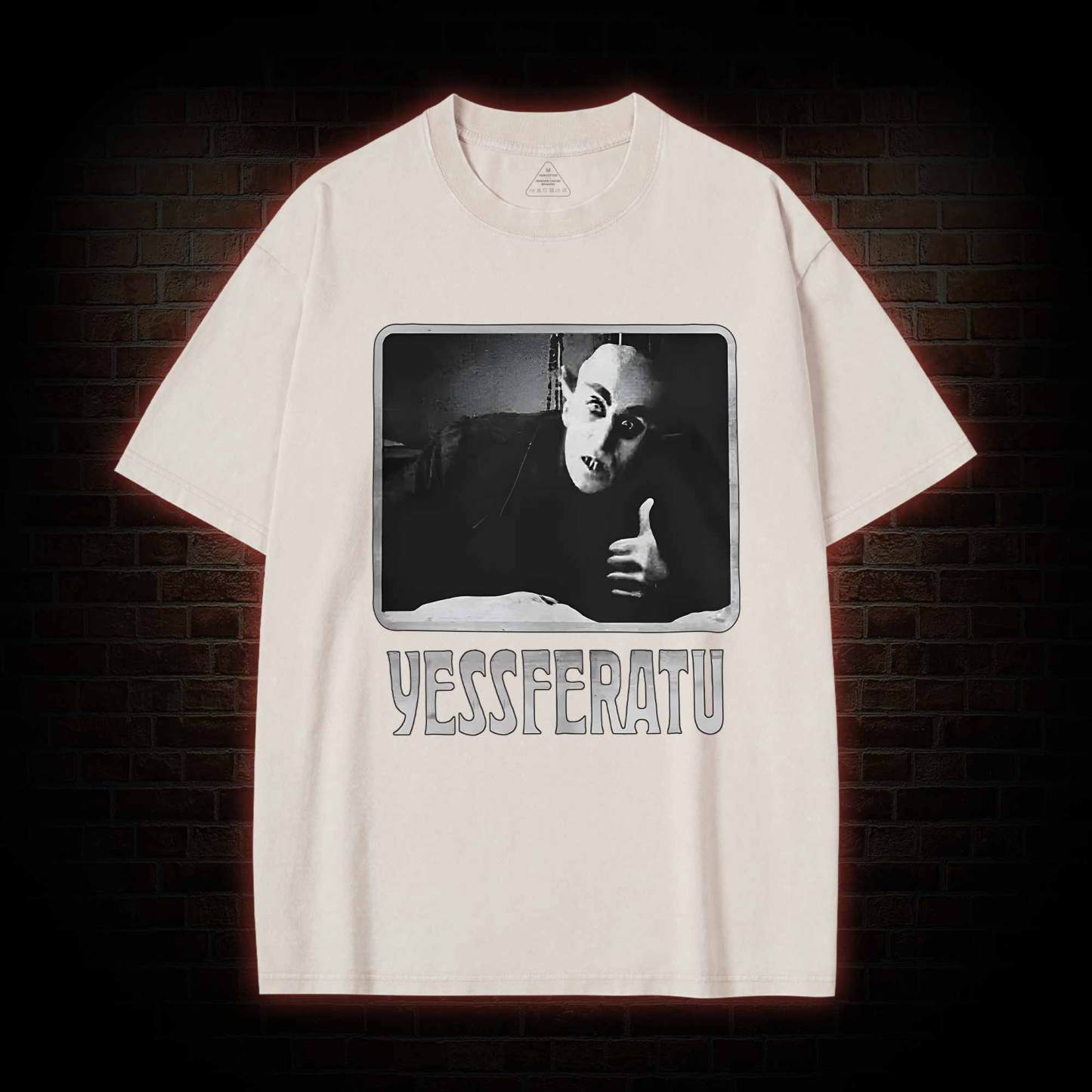 Funny Yessferatu Washed T-shirt