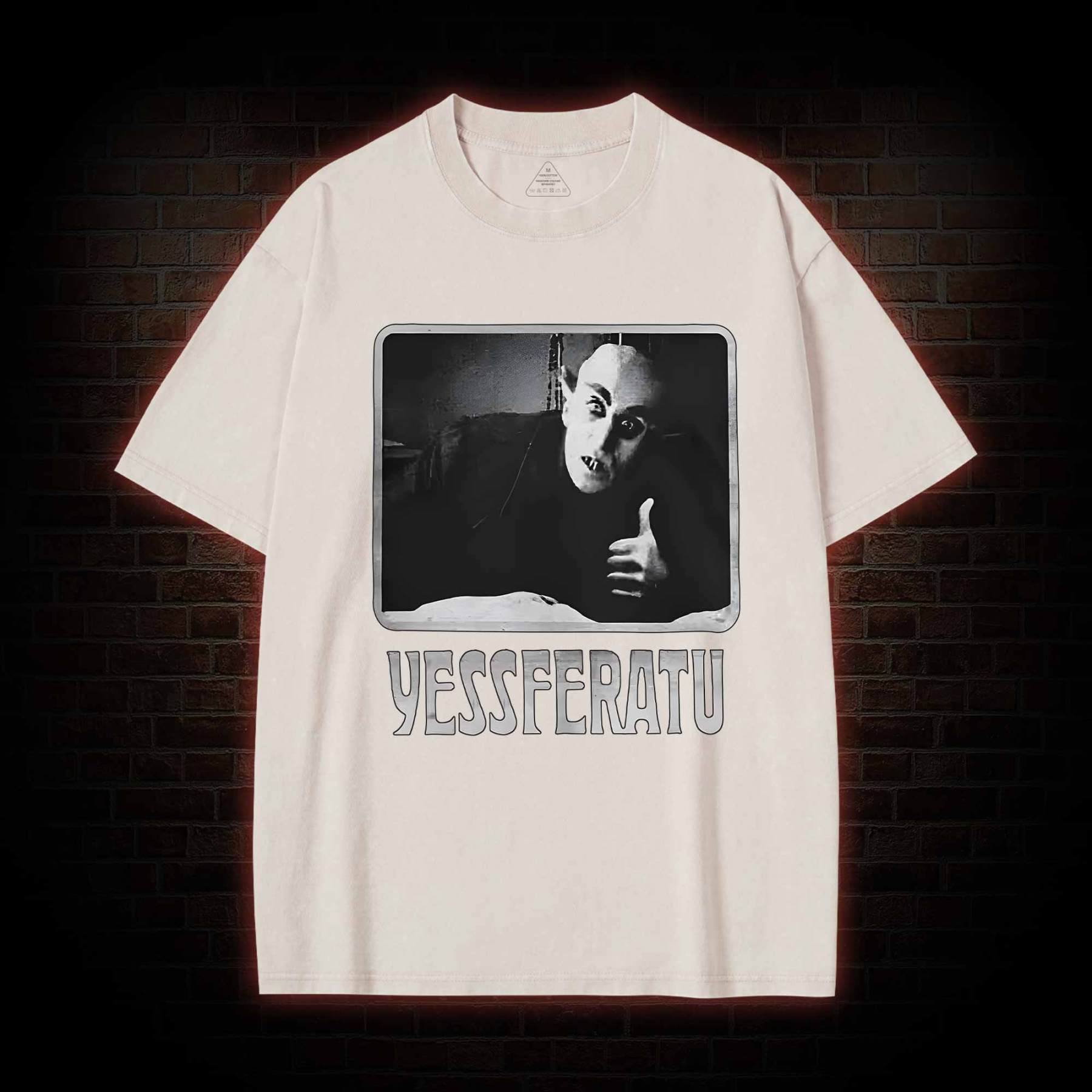 Funny Yessferatu Washed T-shirt