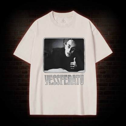 Funny Yessferatu Washed T-shirt